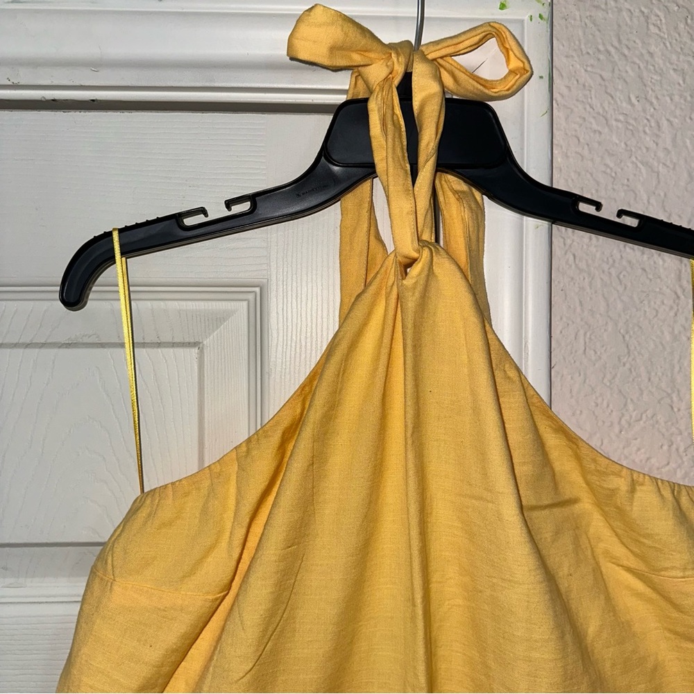 A&F Yellow Halter Spring Dress - Picture 2 of 4